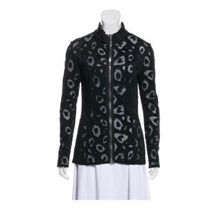 ANTHONY VACCARELLO Semi-Sheer Zip Casual Jacket Size: M | US8, FR40